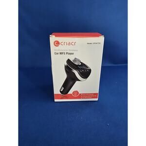 New criacr CP24/T20 Car MP3 Player - Multifunction Wireless - Dual USB Charger